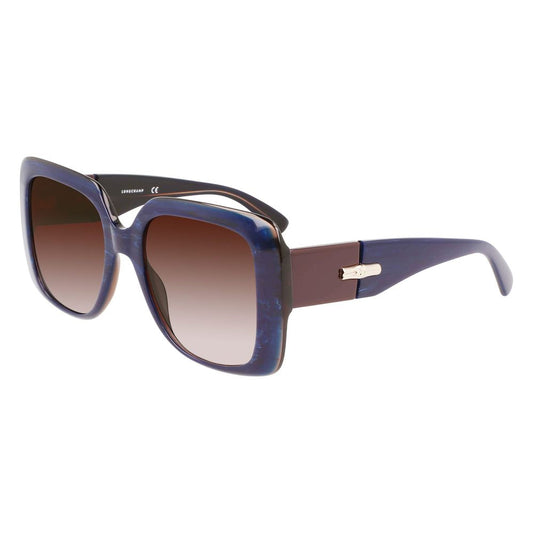 Longchamp Blue Acetate Sunglasses Longchamp Dim Gray