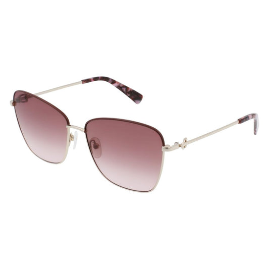 Longchamp Bicolor Metal Sunglasses Longchamp Rosy Brown