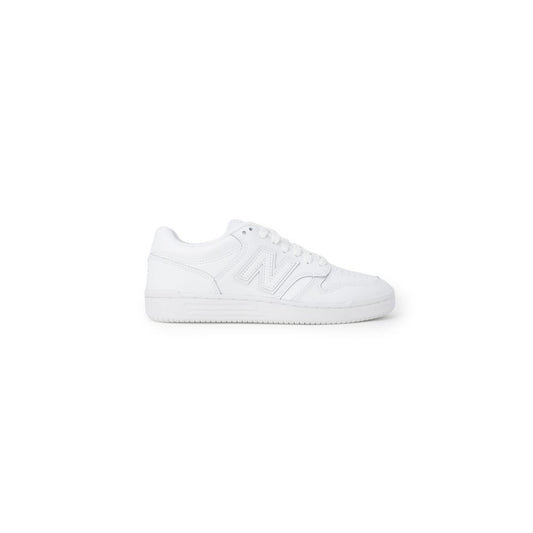 New Balance White Synthetic Leather Sneaker New Balance