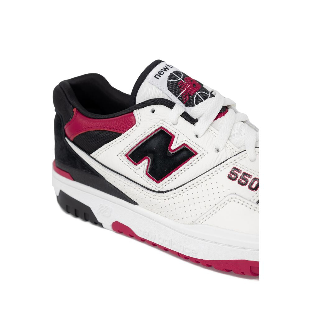 New Balance Red Leather Sneaker New Balance