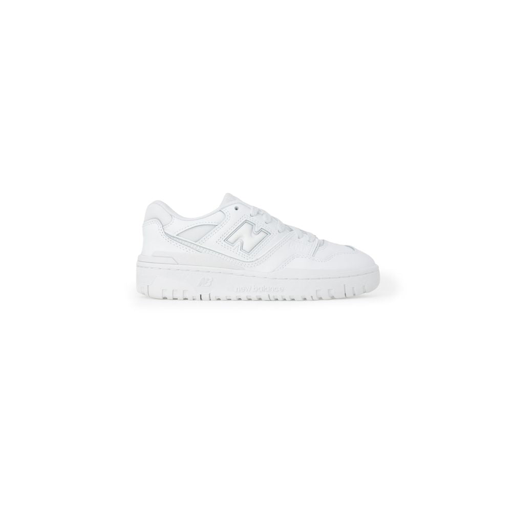 New Balance White Synthetic Material Sneaker