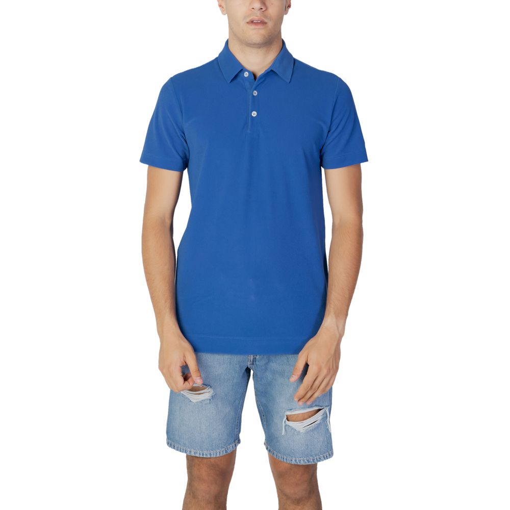 Suns Blue Polyester Polo Shirt Suns