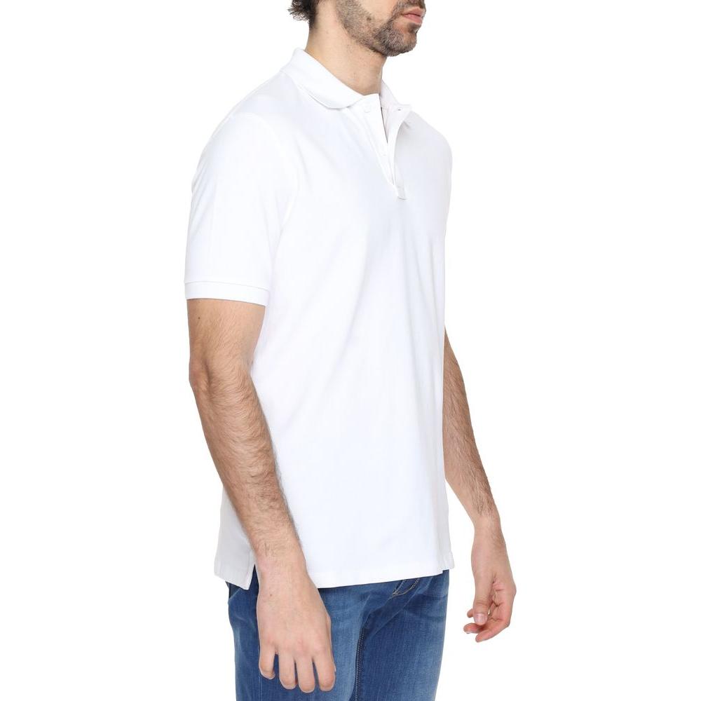 Suns White Cotton Polo Shirt