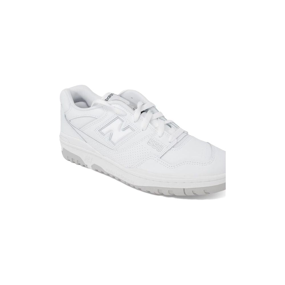 New Balance White Leather Sneaker