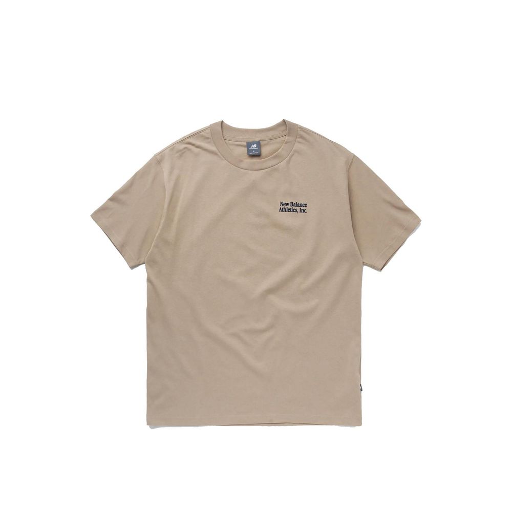 New Balance Beige Cotton T-Shirt New Balance