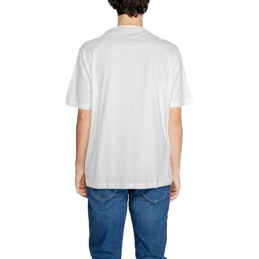 Armani Exchange White Cotton T-Shirt