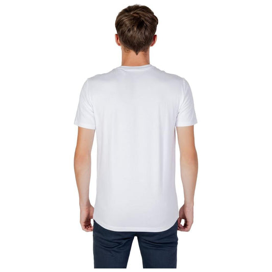 Armani Exchange White Cotton T-Shirt