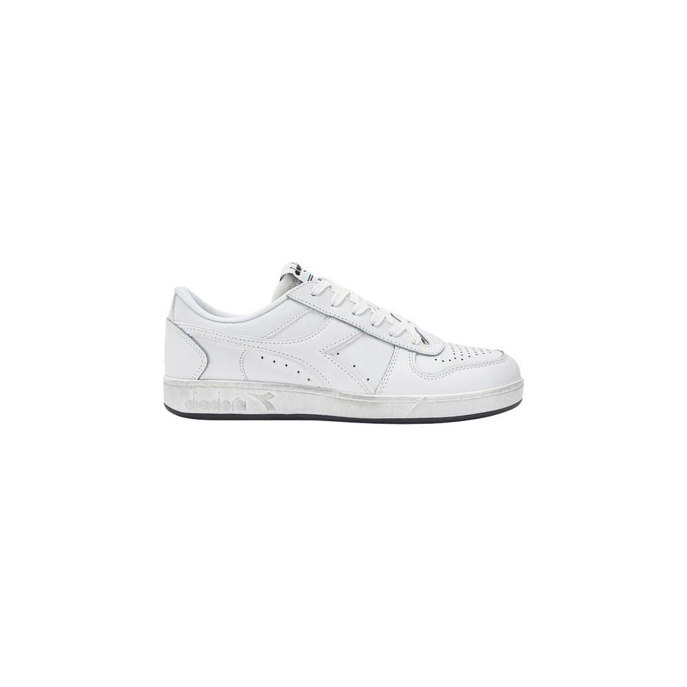 Diadora White Leather Sneaker Diadora