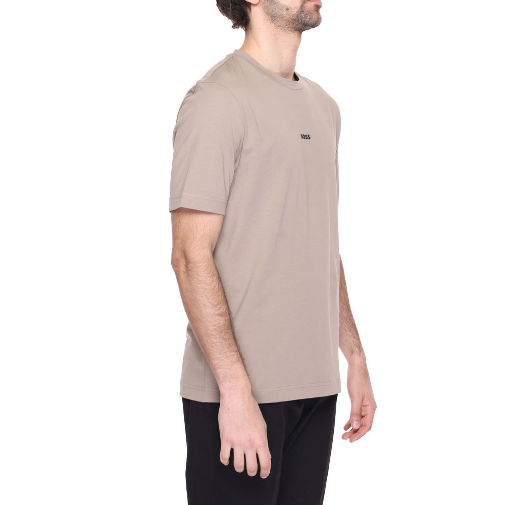 Hugo Boss Brown Cotton T-Shirt Hugo Boss