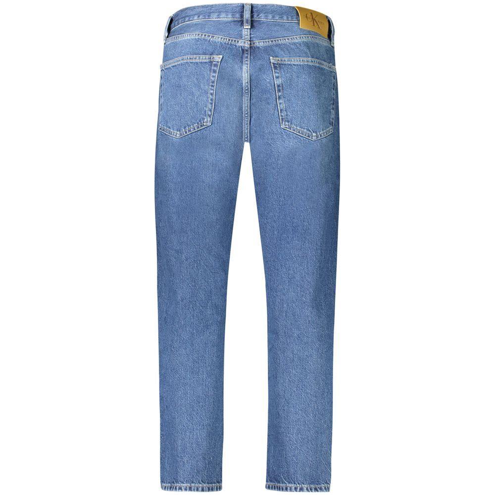 Calvin Klein Blue Cotton Jeans & Pant Calvin Klein