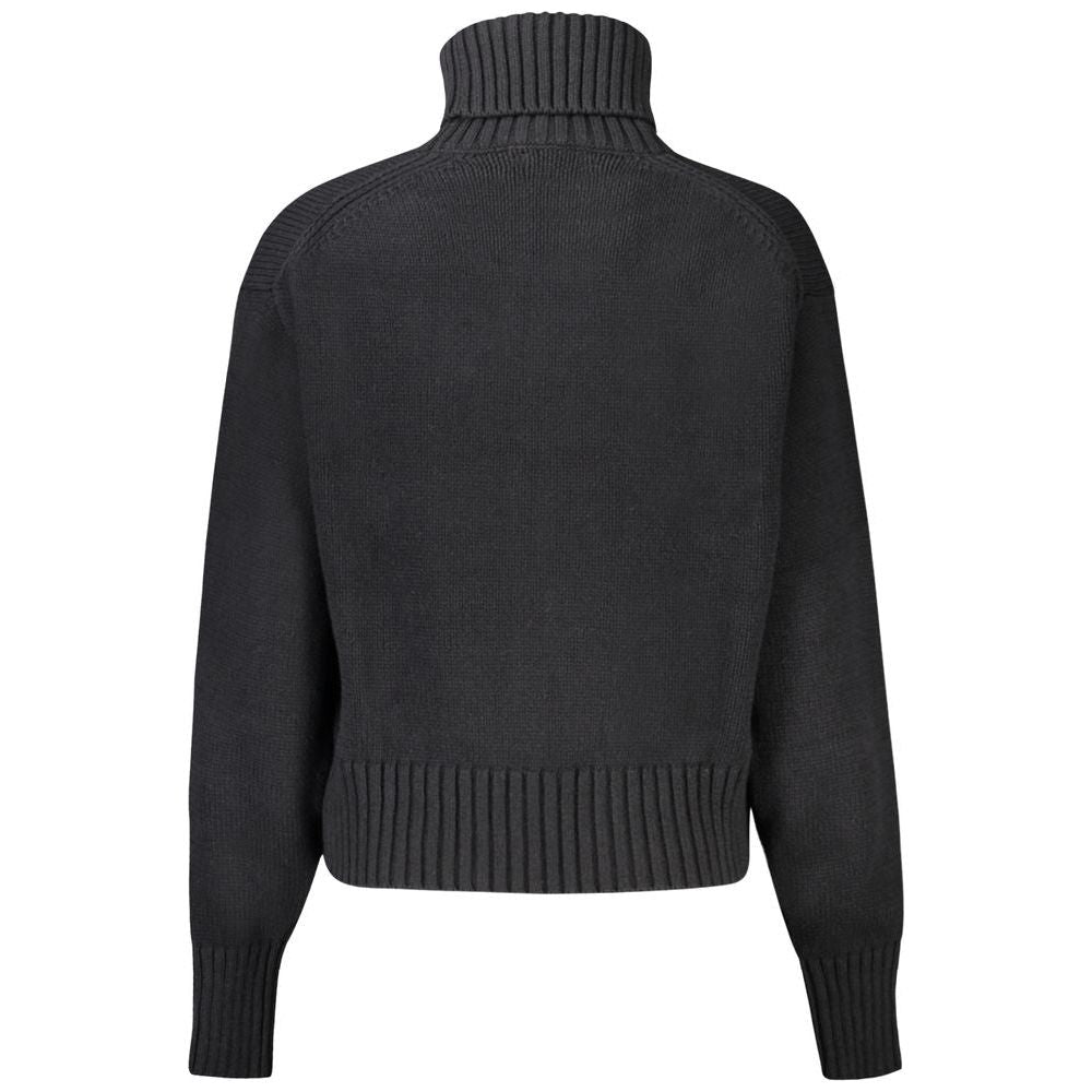 Calvin Klein Black Cotton Sweater Calvin Klein