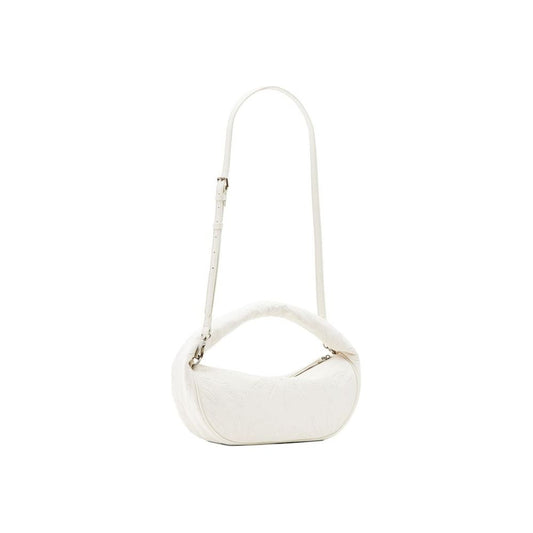 Desigual Cream Juta Handbag Desigual