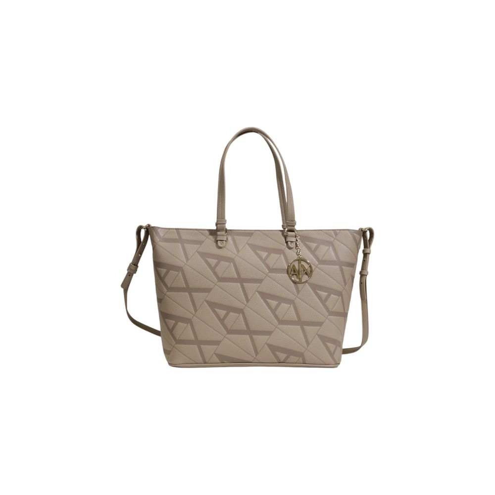 Armani Exchange Beige Polyethylene Handbag