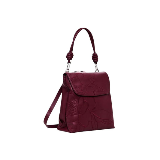 Desigual Bordeaux Polyethylene Backpack