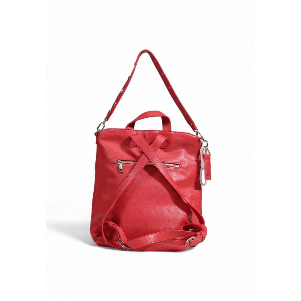 Desigual Red Polyethylene Backpack