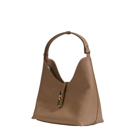 Furla Beige Leather Handbag Furla