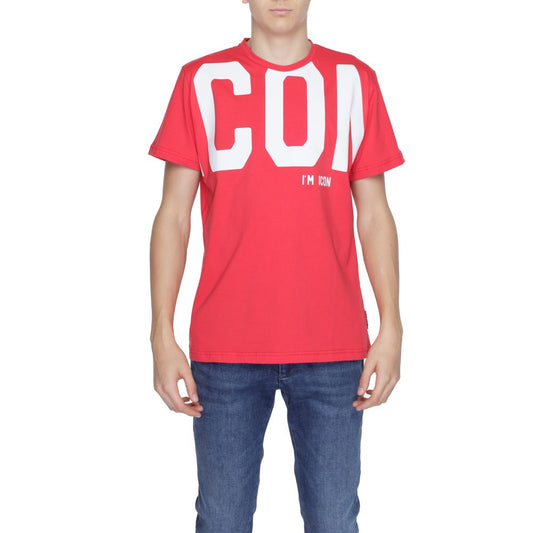 Icon Red Cotton T-Shirt Icon