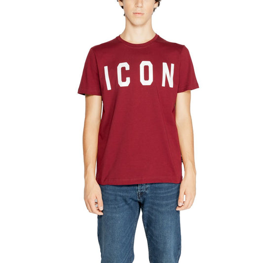 Icon Bordeaux Cotton T-Shirt Icon