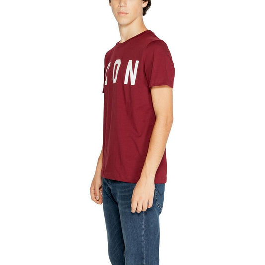 Icon Bordeaux Cotton T-Shirt Icon