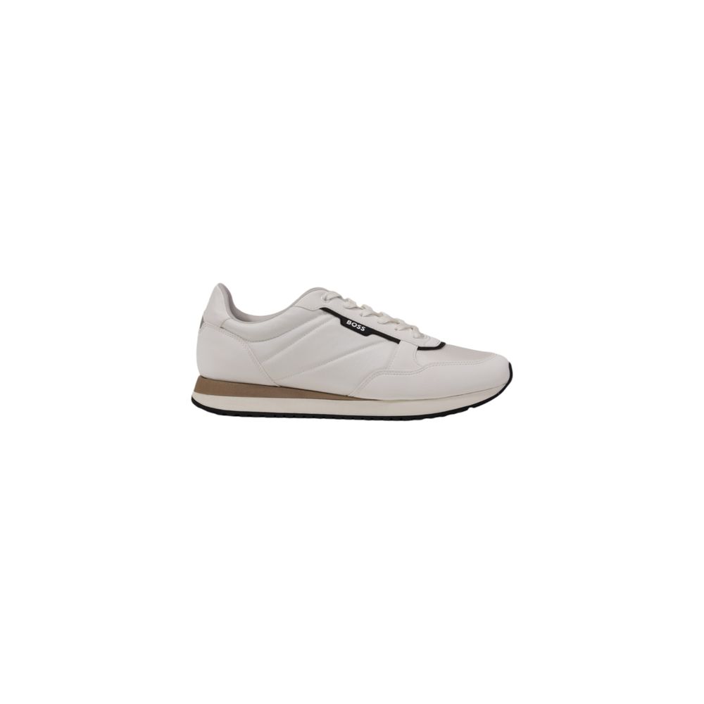 Hugo Boss White Polyester Sneaker