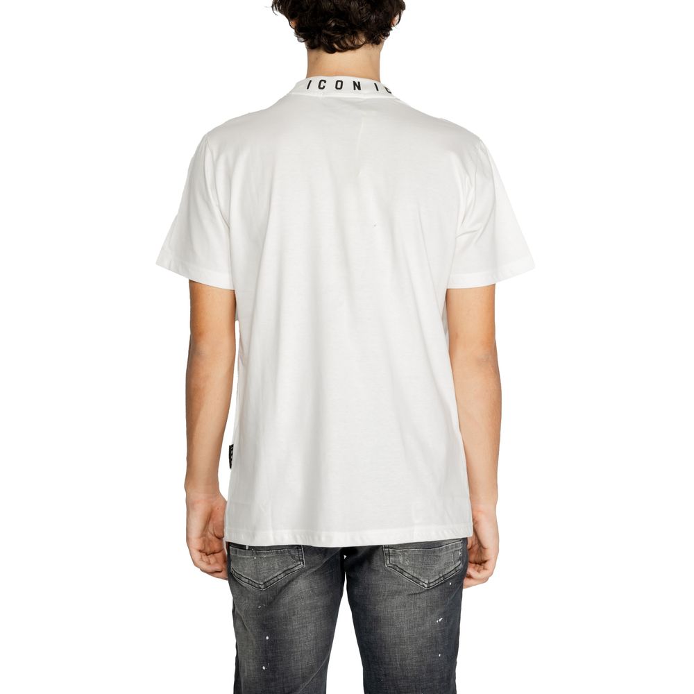 Icon White Cotton T-Shirt Icon