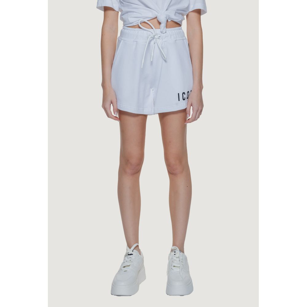 Icon White Cotton Short