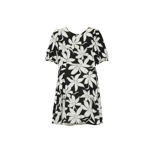 Desigual Black Viscose Dress Desigual