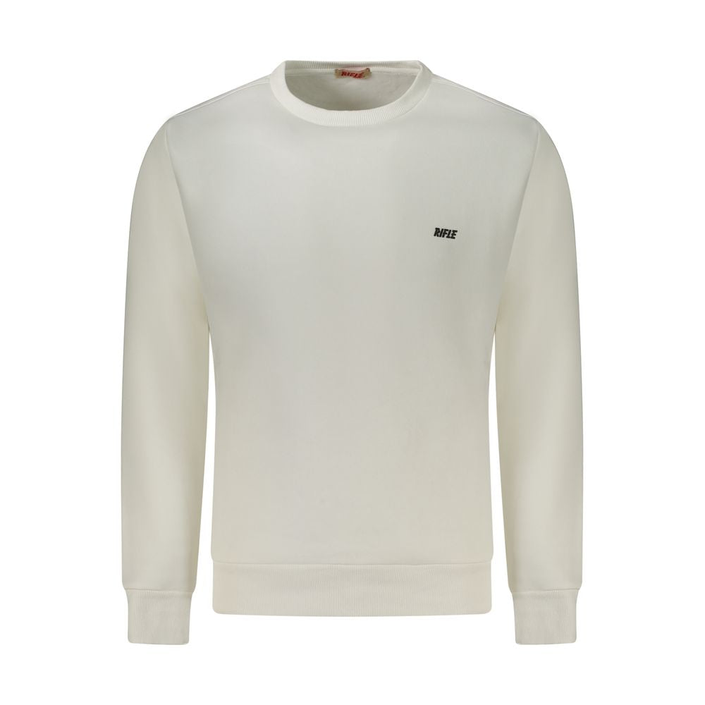 Rifle White Cotton Sweater Rifle