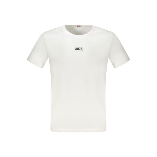 Rifle White Cotton T-Shirt