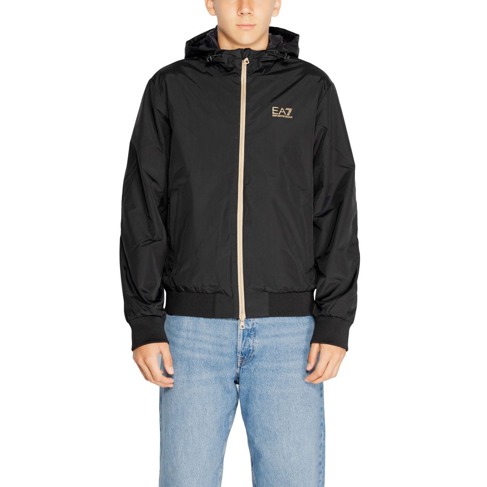 EA7 Emporio Armani Bicolor Polyamide Jacket EA7 Emporio Armani