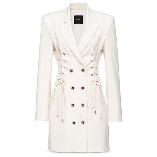 PINKO White Polyester Suits & Blazer PINKO