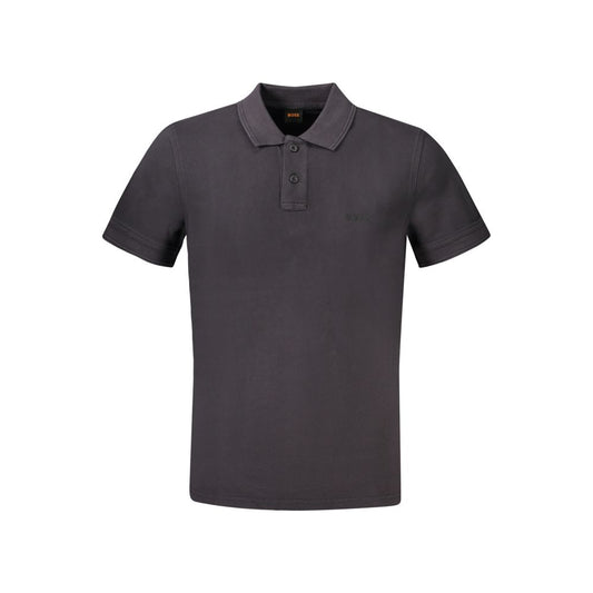 Hugo Boss Black Cotton Polo Shirt