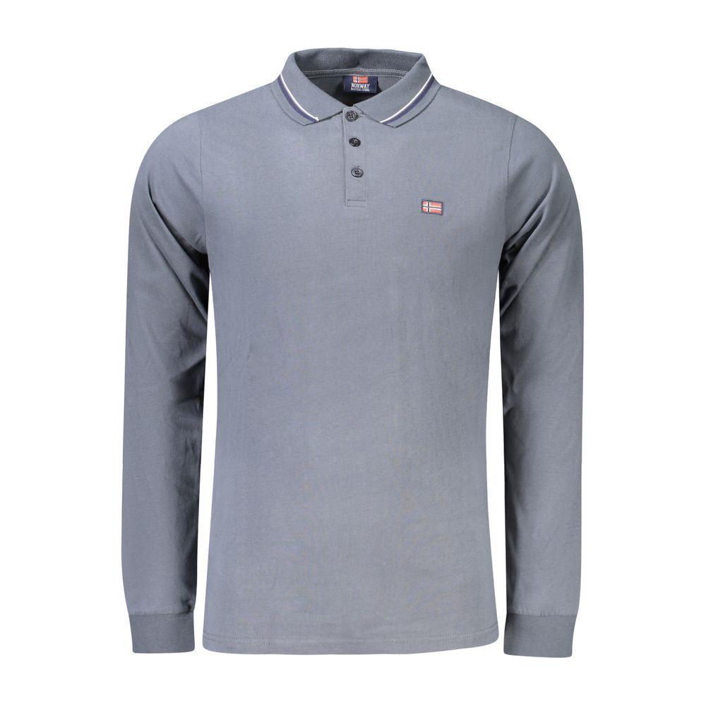 Norway 1963 Gray Cotton Polo Shirt Norway 1963