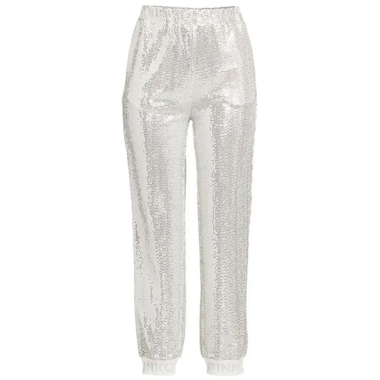 PINKO Gray Polyamide Jeans & Pant PINKO