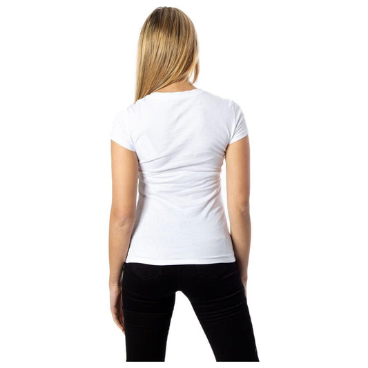 Armani Exchange White Cotton Tops & T-Shirt Armani Exchange