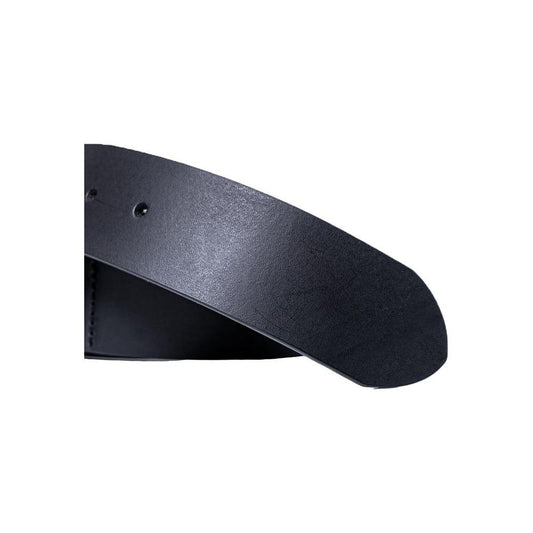 Armani Exchange Black Leather Belt Armani Exchange