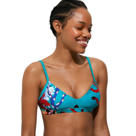 Desigual Turquoise Polyester Swimwear Desigual