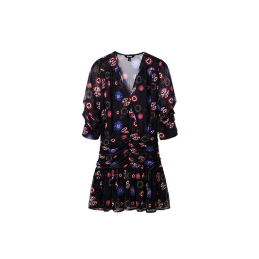 Desigual Black Polyester Dress Desigual