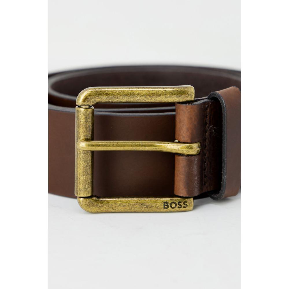 Hugo Boss Brown Leather Belt Hugo Boss