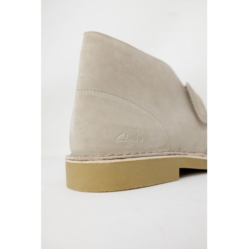 Clarks Gray Leather Boot Clarks