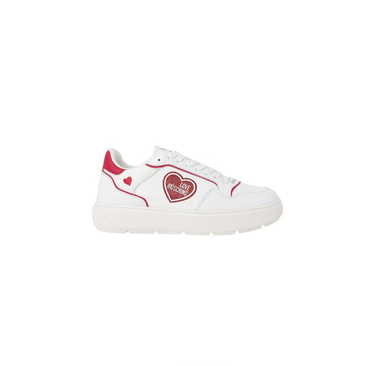 Love Moschino Red Polyethylene Sneaker Love Moschino