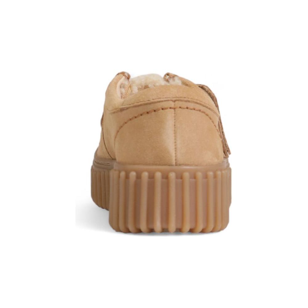 Clarks Beige Rubber Flat Shoe Clarks