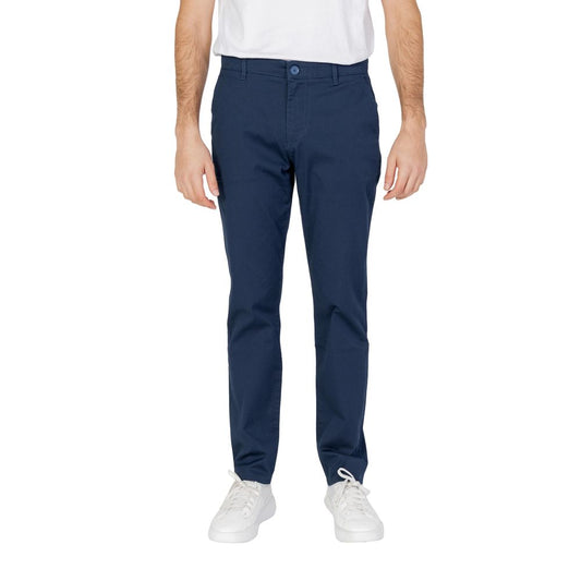 Armani Exchange Blue Cotton Jeans & Pant Armani Exchange