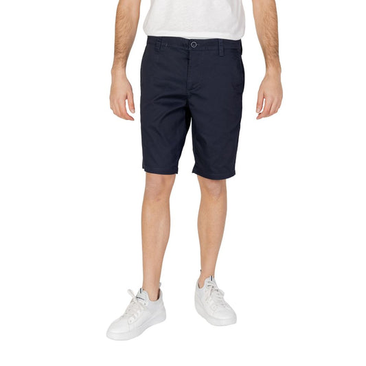 Armani Exchange Blue Cotton Short Armani Exchange