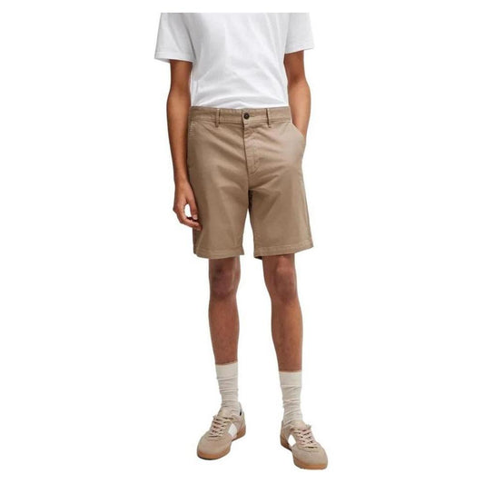 Hugo Boss Beige Cotton Short Hugo Boss