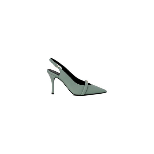 Furla Green Leather Sandal Furla