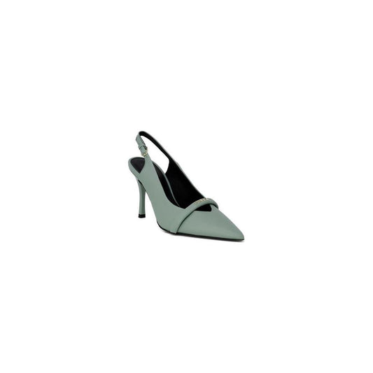 Furla Green Leather Sandal Furla Light Slate Gray