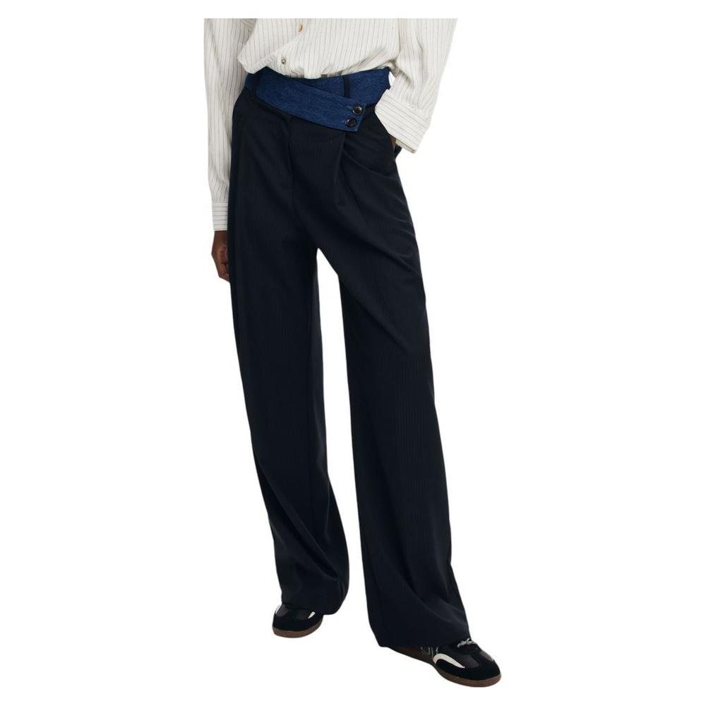 Desigual Blue Polyester Jeans & Pant Desigual