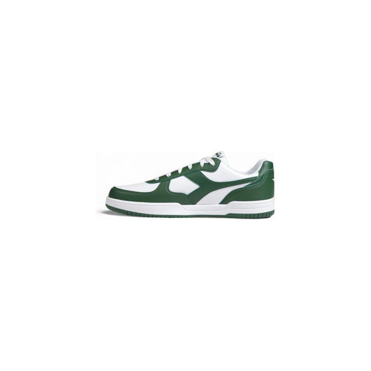 Diadora Green Leather Leather Sneaker Diadora Light Gray