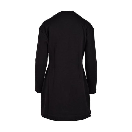 Love Moschino Black Cotton Dress Love Moschino